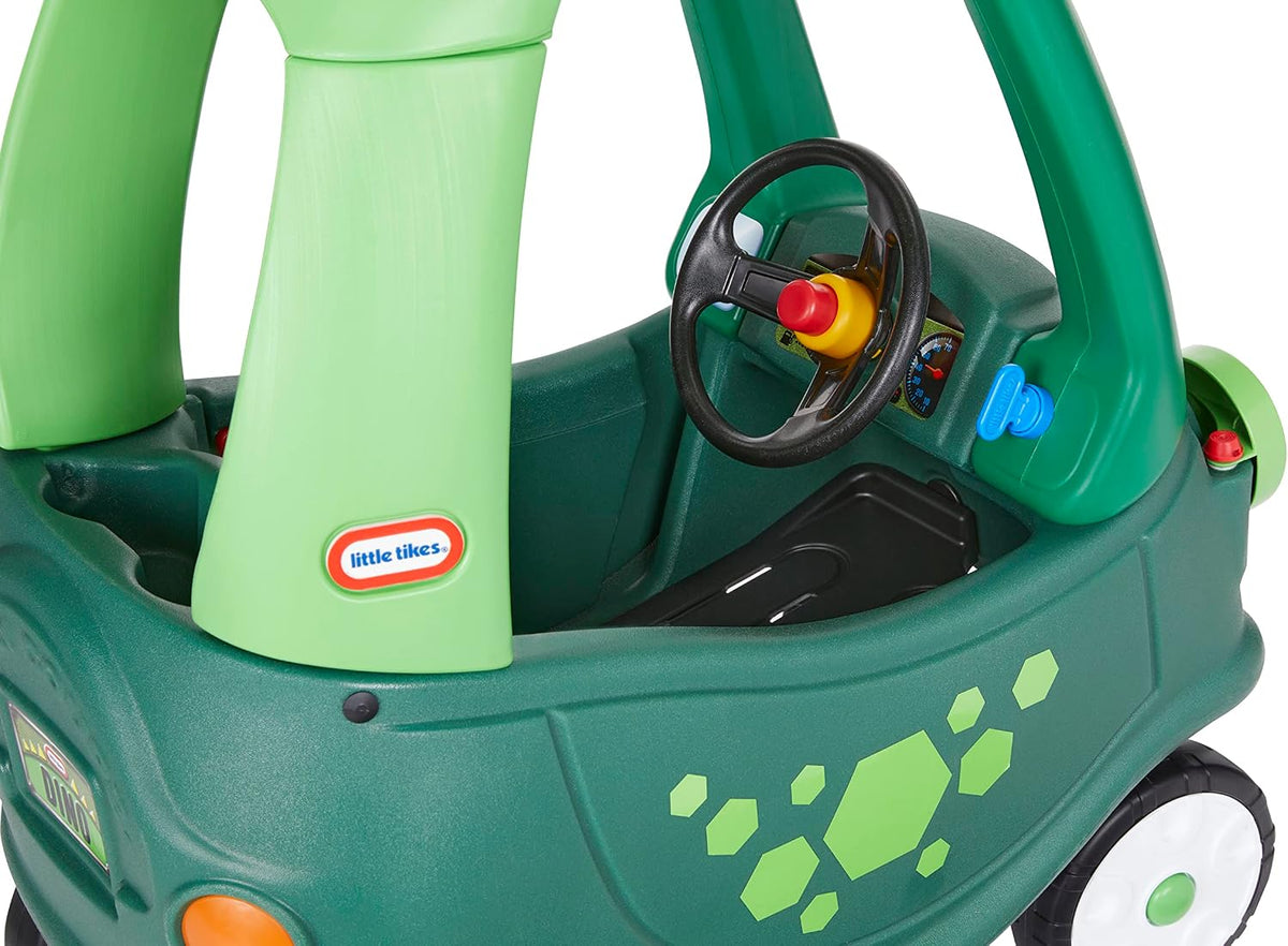 Little Tikes Cozy Coupe Dinosaur - Exclusivo de Amazon, grande, verde