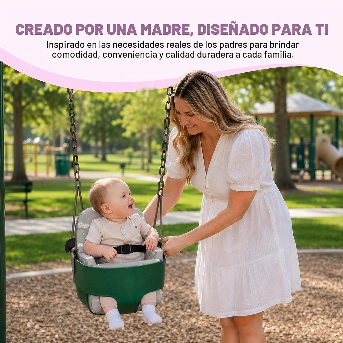 JoSeat Funda de asiento para bebé, nubes grises | Protector de asie...