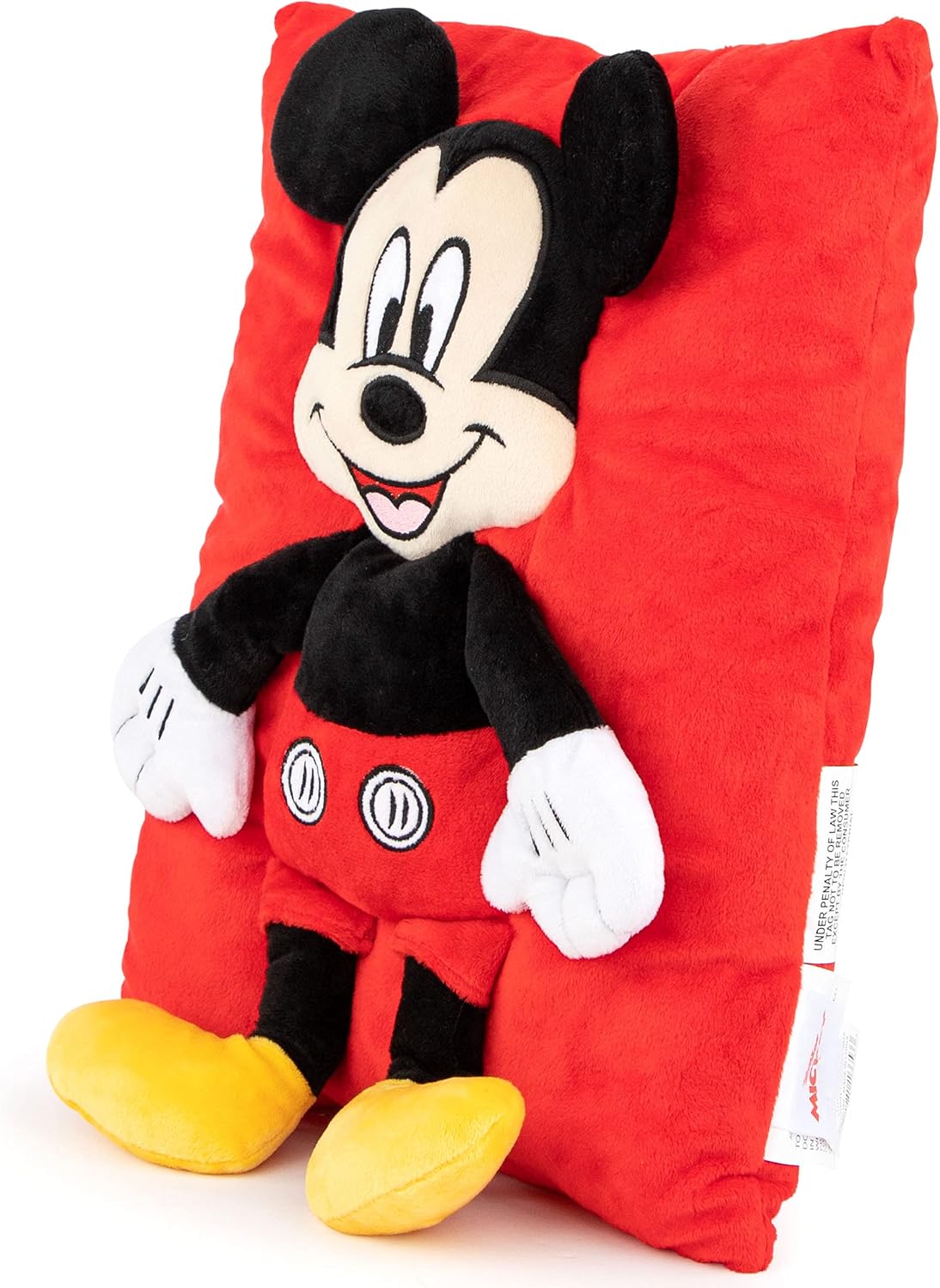 Jay Franco Disney Mickey Mouse Almohada de Abrazo 3D - Super Suave...