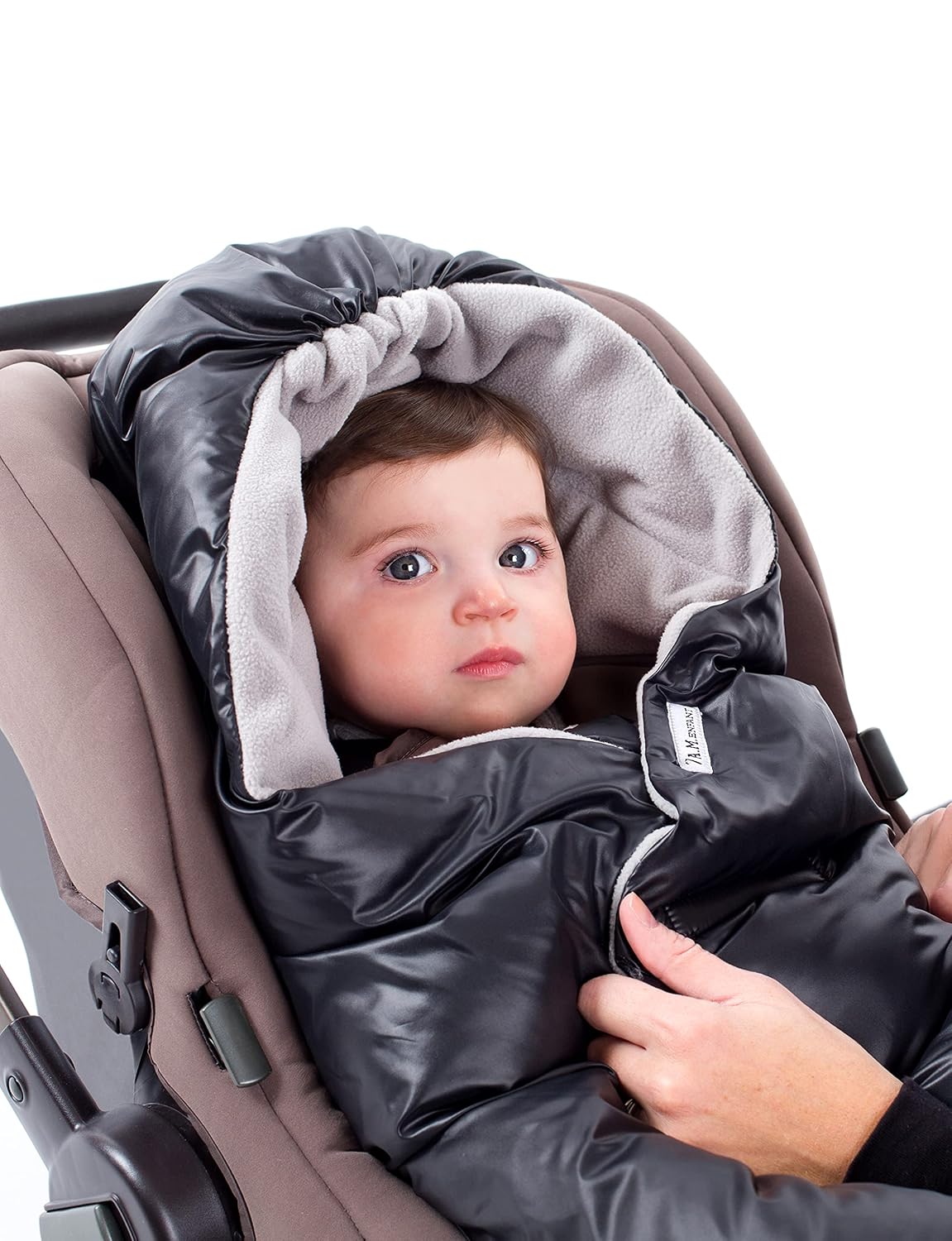 Cubierta de asiento para bebe Nido 7 A M. ENFANT, Negro