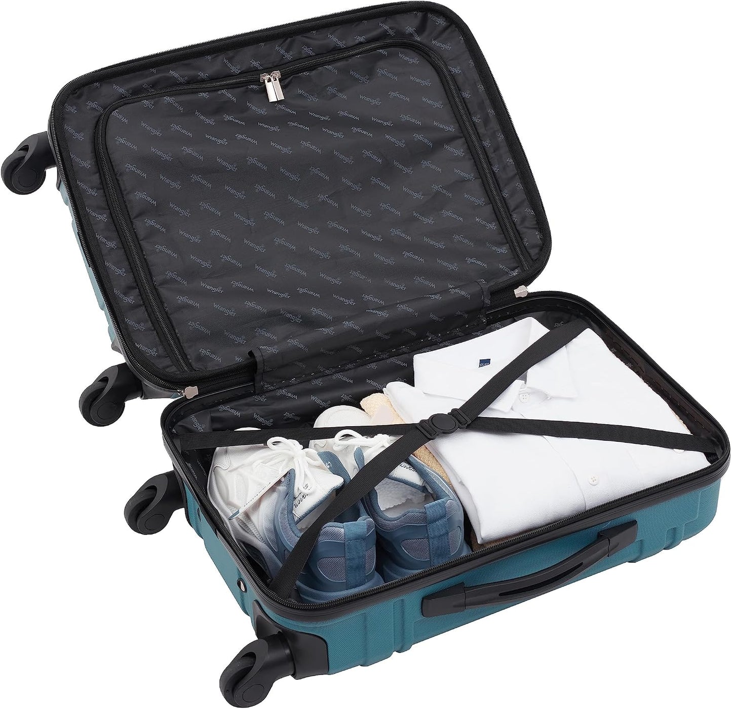 Equipaje rígido Wrangler Astral, maleta de 20 pulgadas para equipaj...