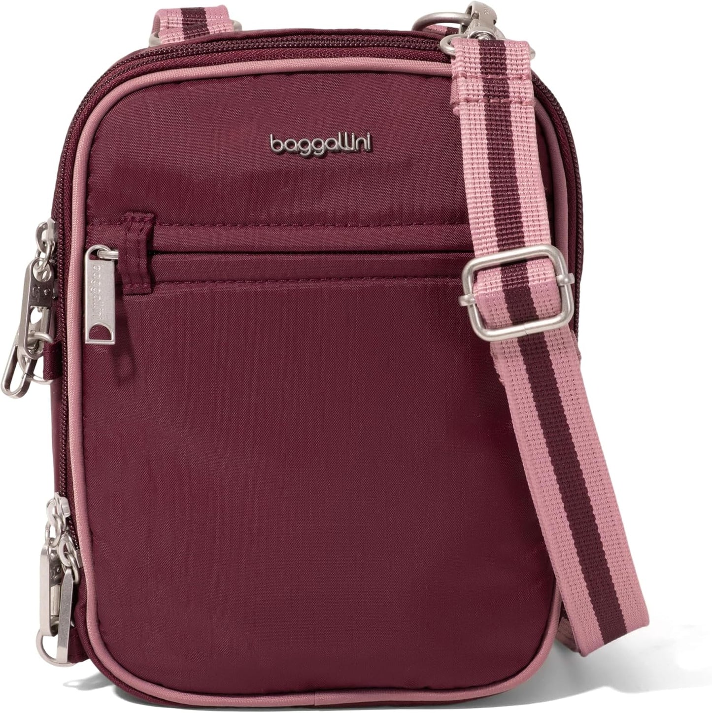 Baggallini Securtex® Mini Everything - Bolsa cruzada antirrobo de 6...