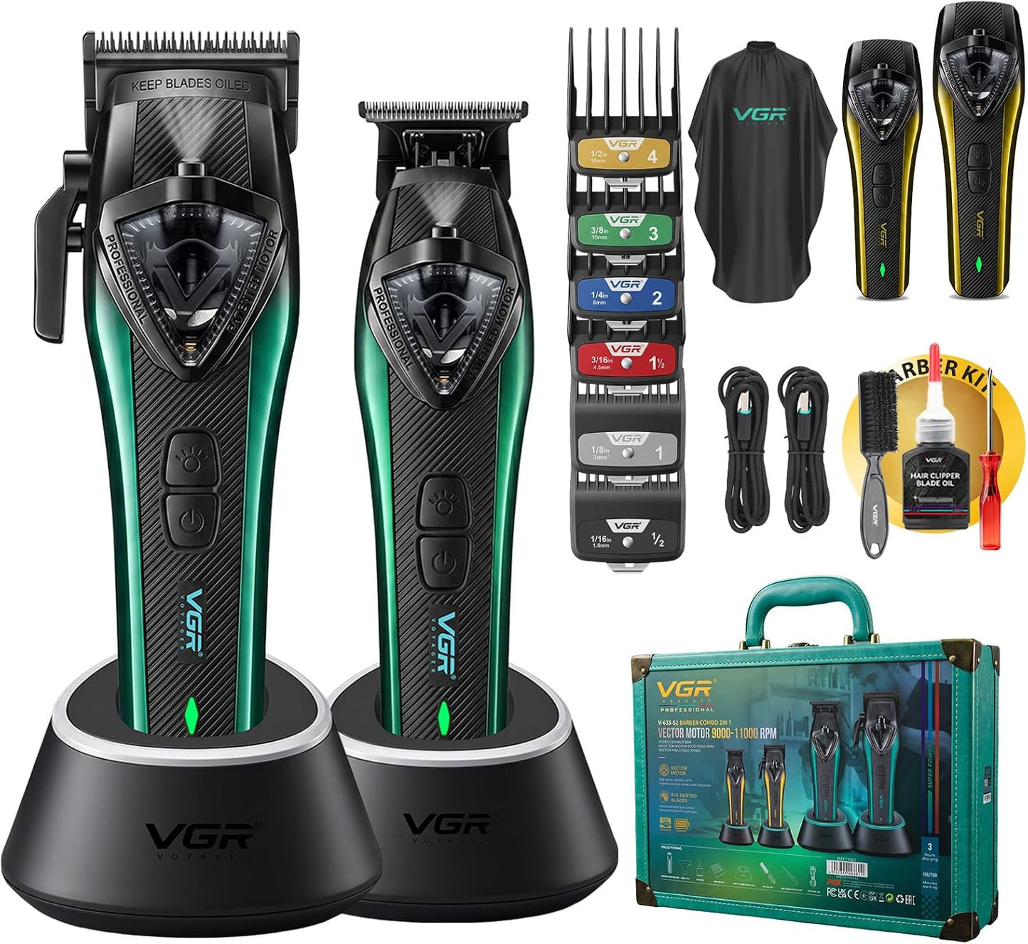 VGR 883S2 - Cortadora de pelo profesional para hombres, cortadora d...