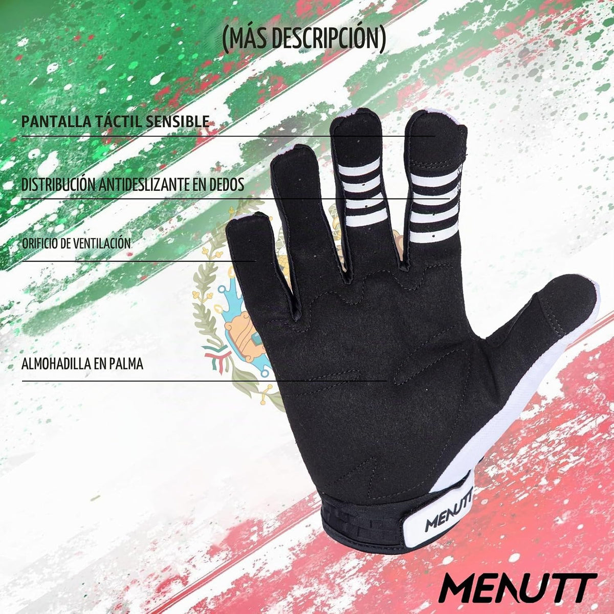Motocross Motocicleta Dirt Bike México Guantes Moto Riding Bike Gua...