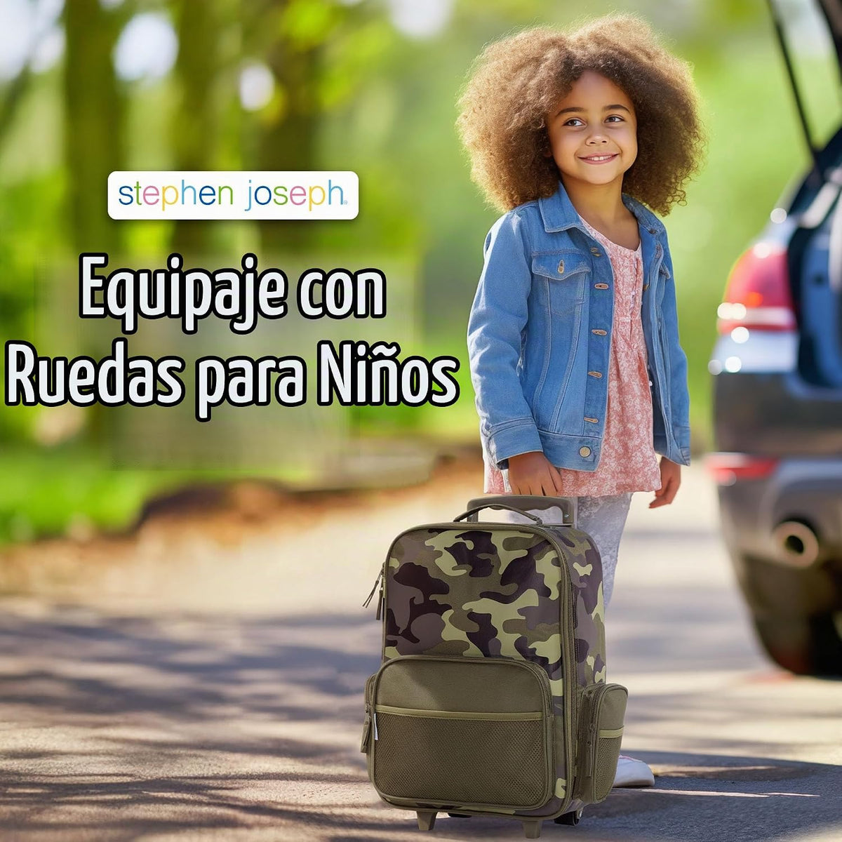 Stephen Joseph Equipaje Rodante Clásico para Niños, Equipaje para N...