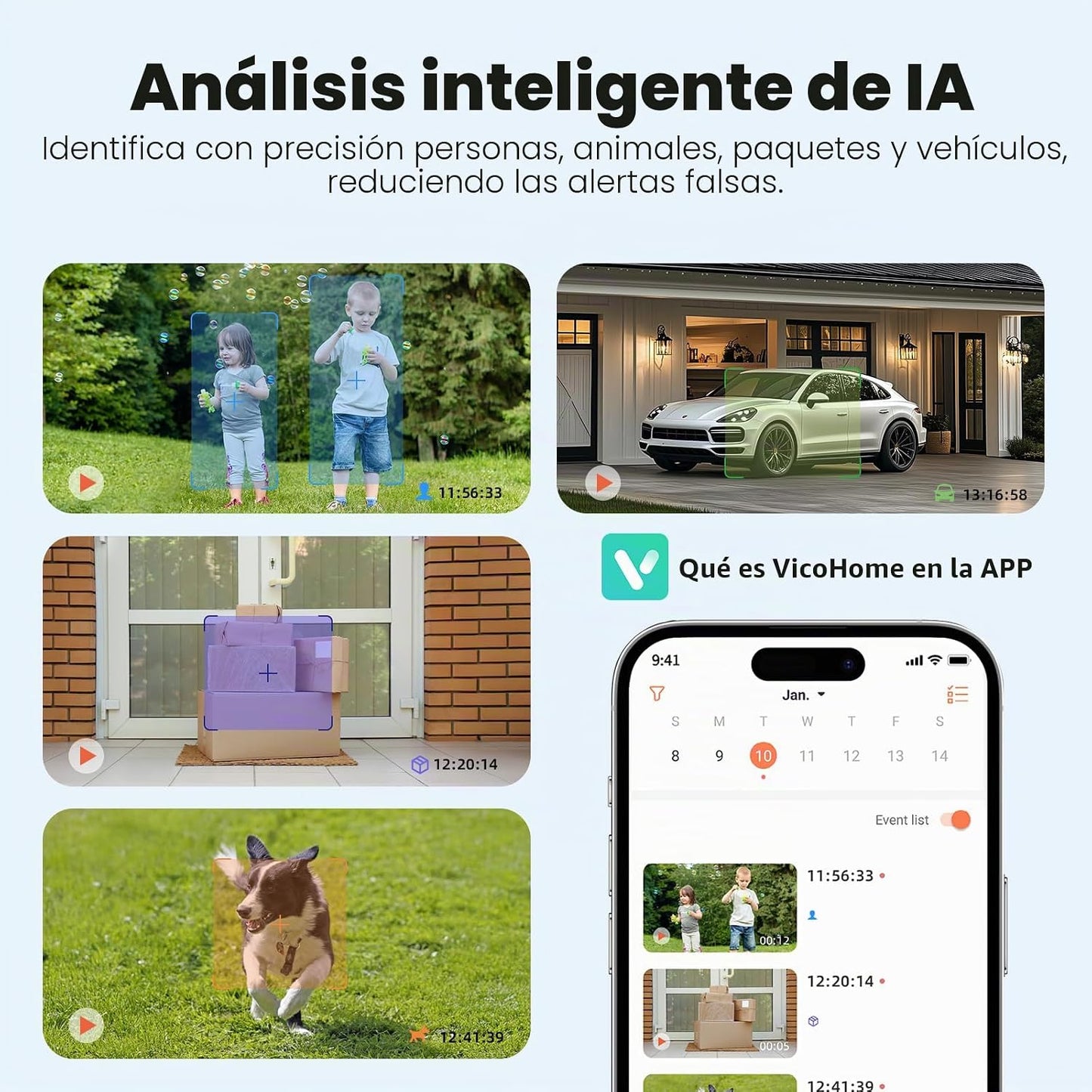 Techage Cámaras de seguridad inalámbricas para exteriores, cámaras...
