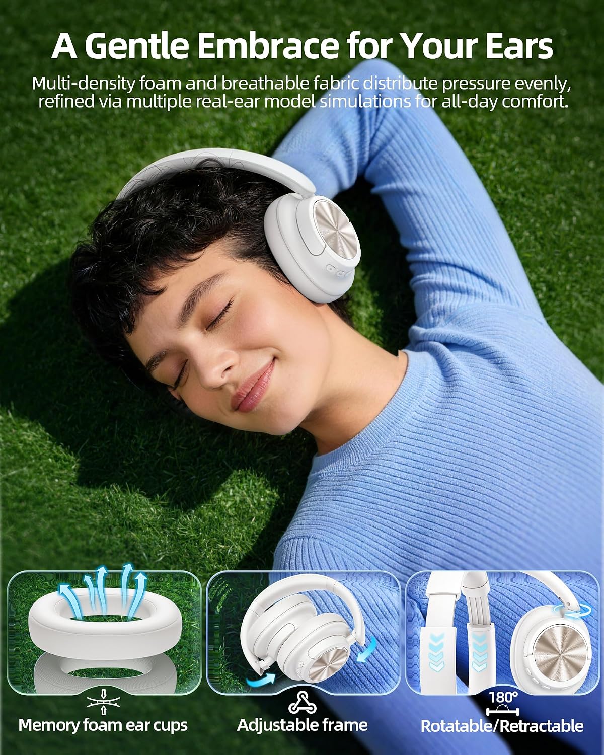 Auriculares híbridos con cancelación activa de ruido Auriculares in...