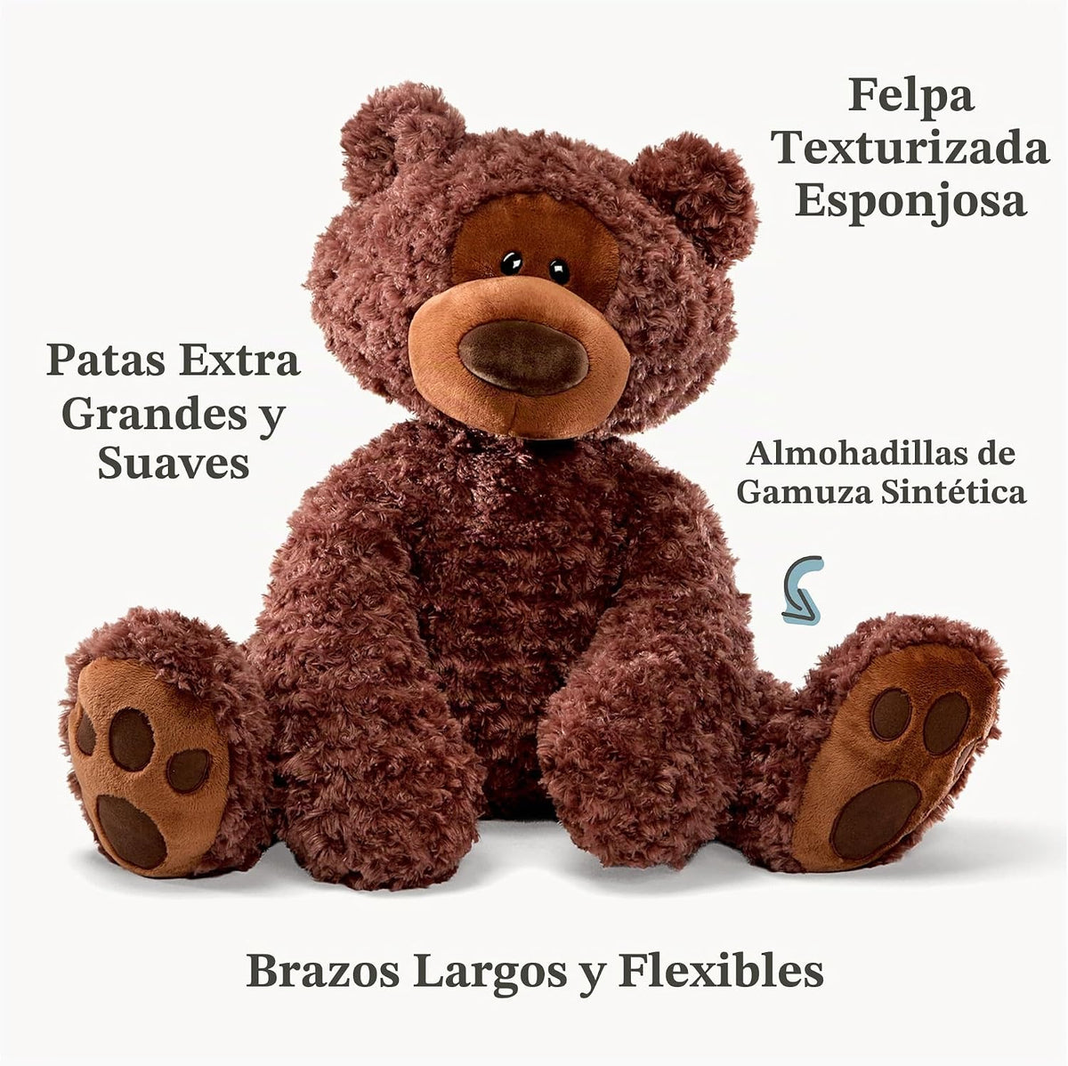 GUND Oso de peluche gigante Philbin, oso de peluche grande, animal...
