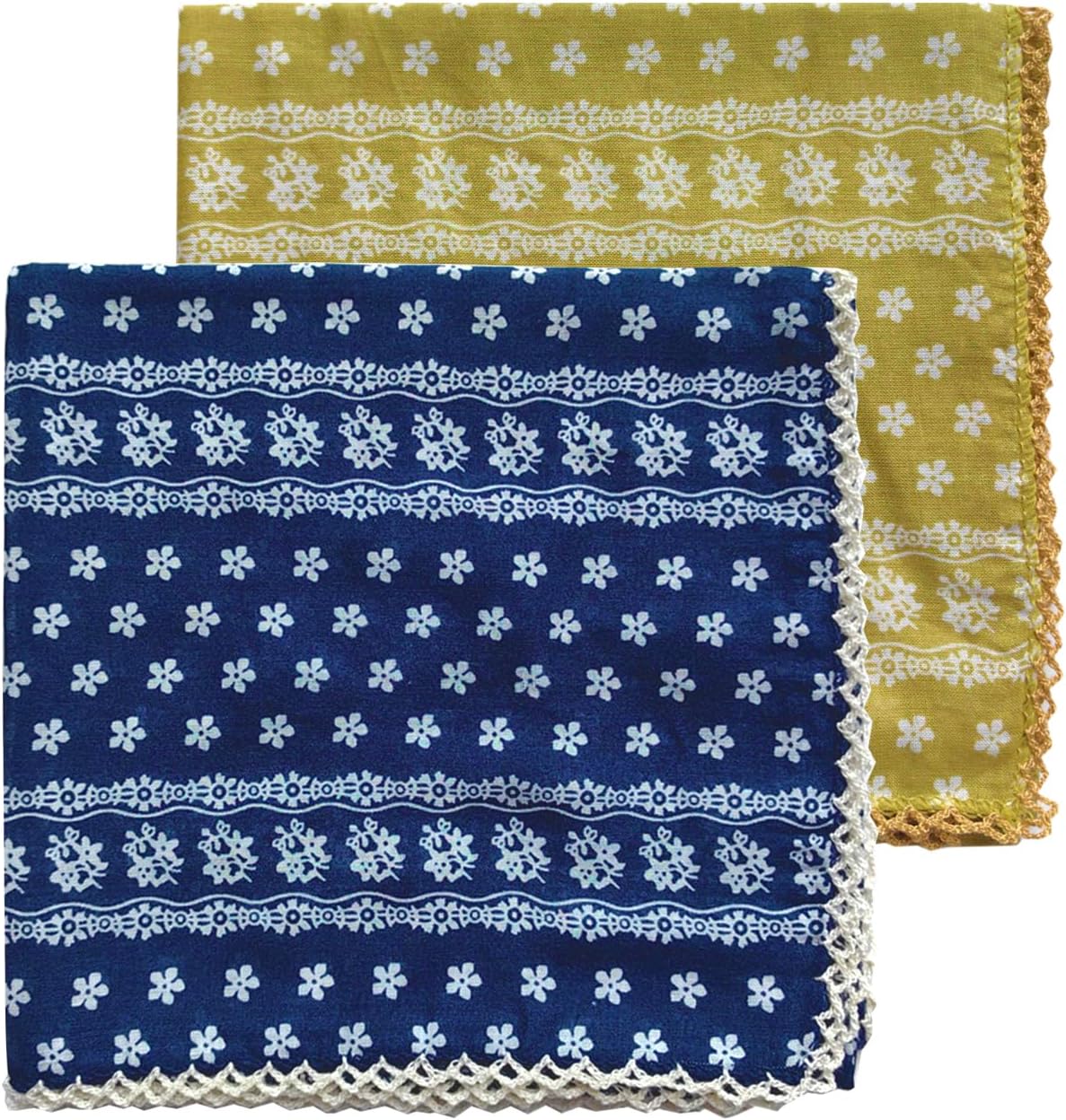 Pemilosci Paquete de 2 Bandanas Grandes de Algodón para la Cabeza,...