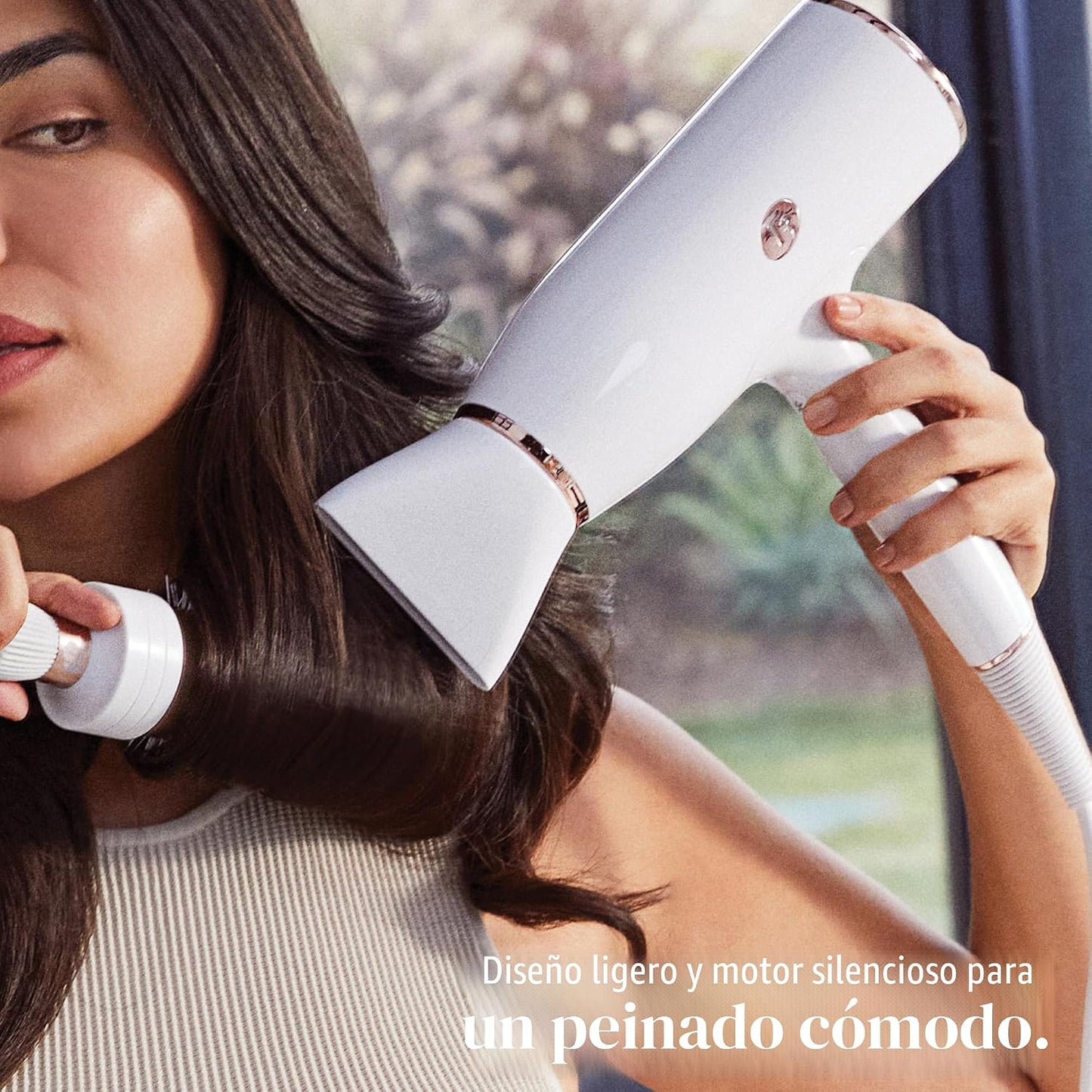 T3 AireLuxe Set profesional de secador de pelo iónico y cepillo, co...