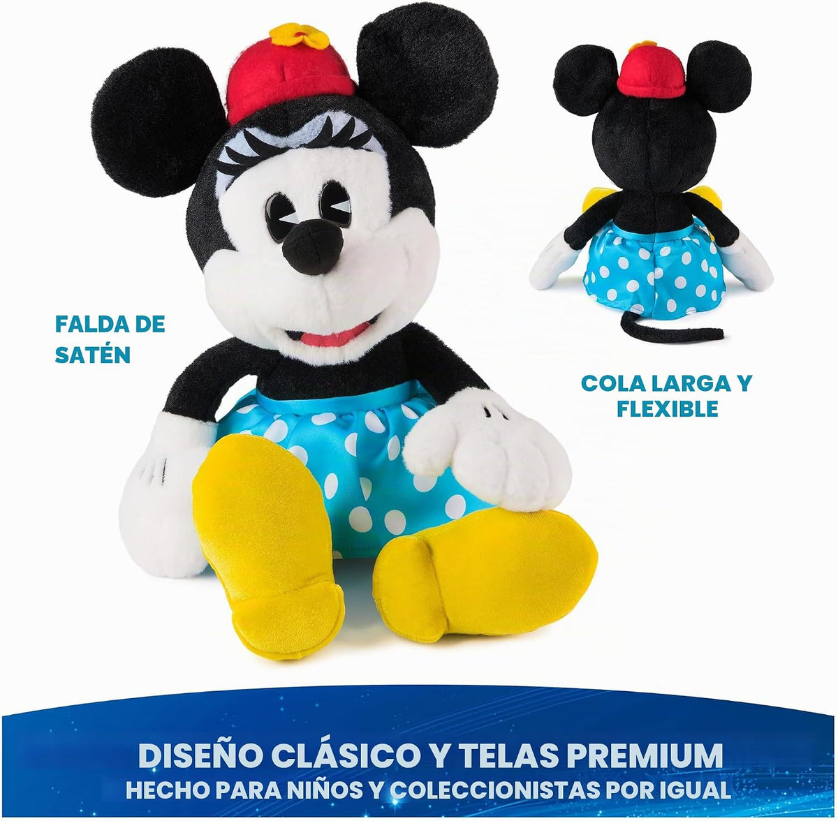 GUND Disney - Peluche oficial de Minnie Mouse de 14 pulgadas para m...