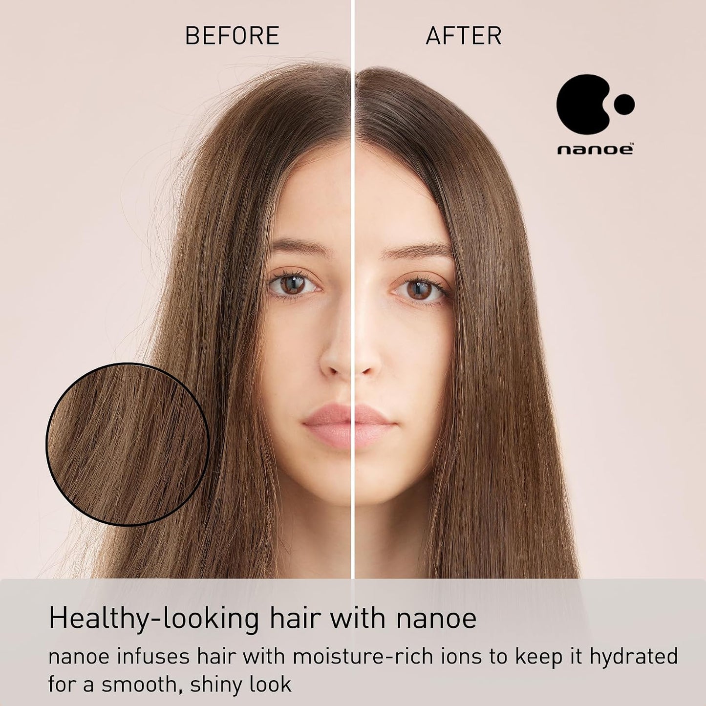 Panasonic Secador de pelo Nanoe Salon con boquilla oscilante de sec...