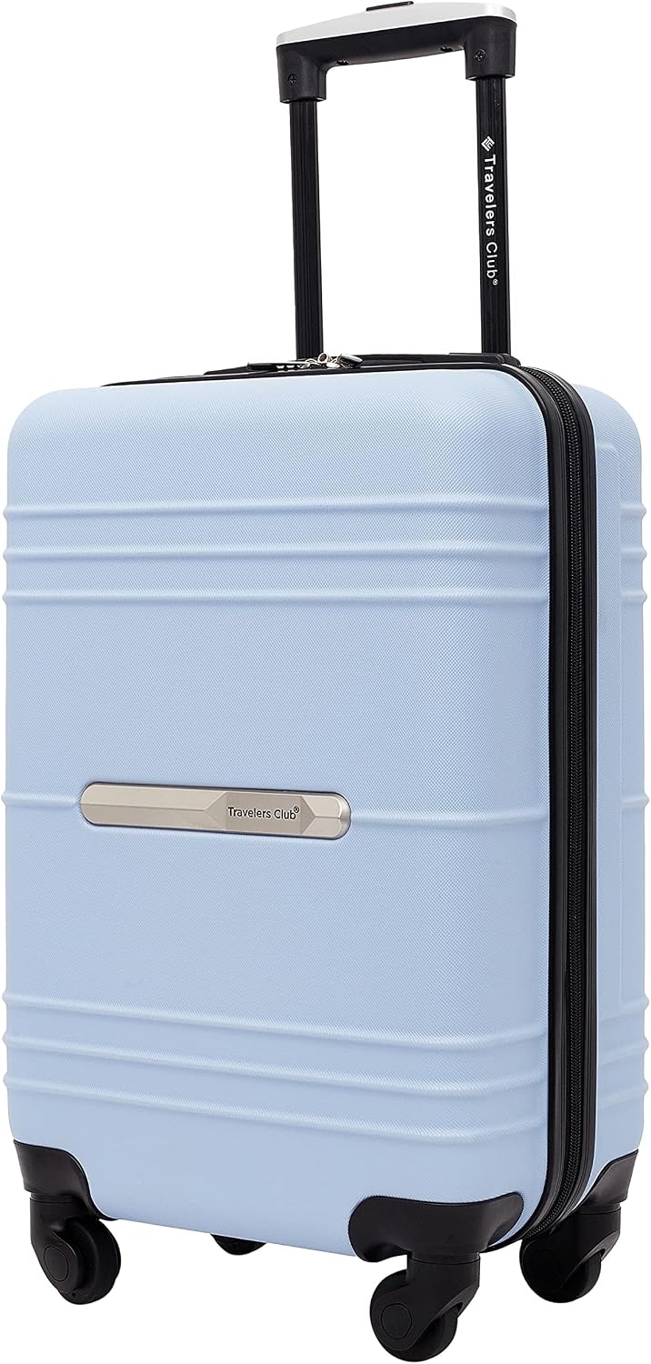 Travelers Club Equipaje de mano Richmond Spinner de 22", Azul, Equi...