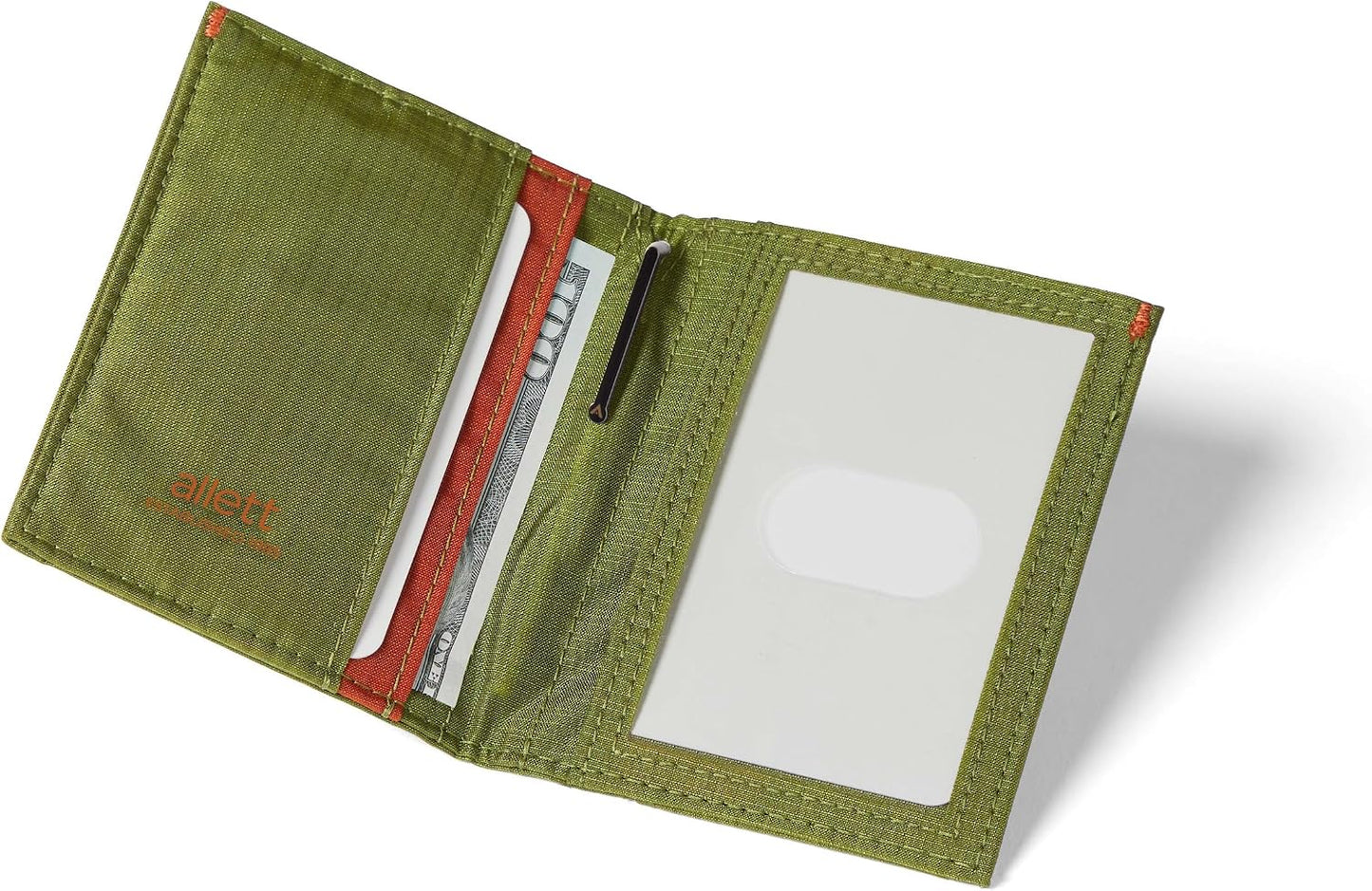 Allett Cartera híbrida para tarjetas, nailon, bloqueo RFID, diseño...