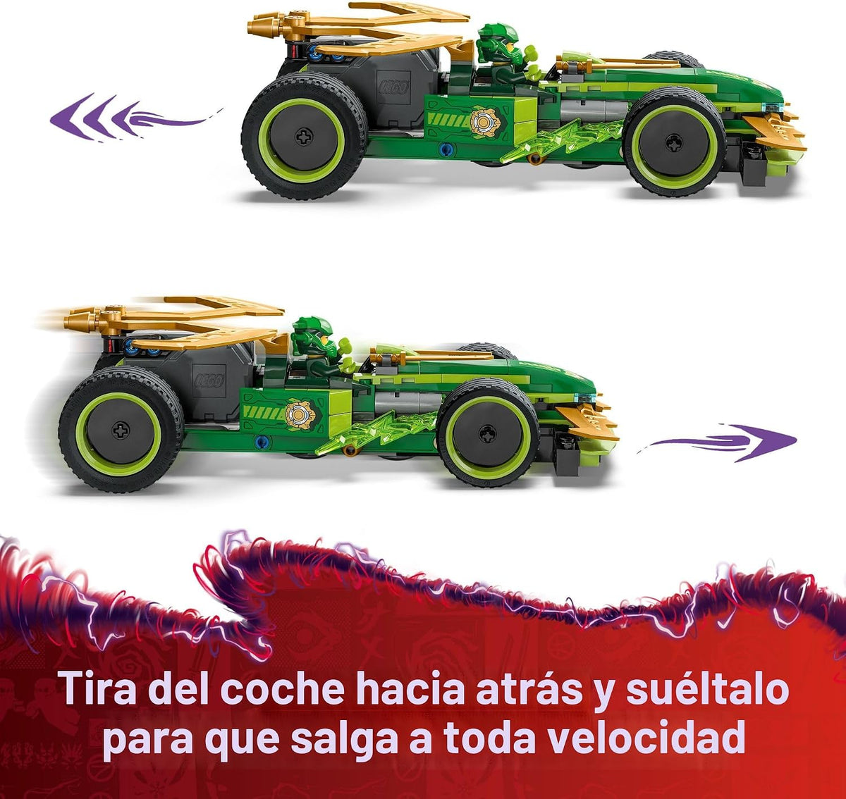 LEGO NINJAGO - Auto de juguete Lloyd's Pull-Back Race Car - Jug...