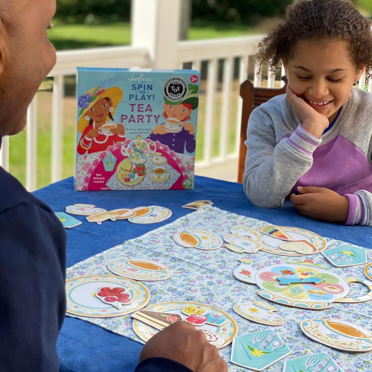 eeBoo: Juego giratorio de fiesta de té, desarrolla paciencia y habi...