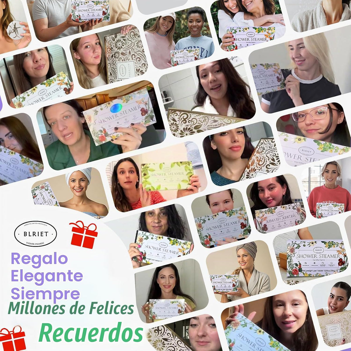 Vaporizadores de Ducha Aromaterapia Blriet, Relleno de Calcetas par...