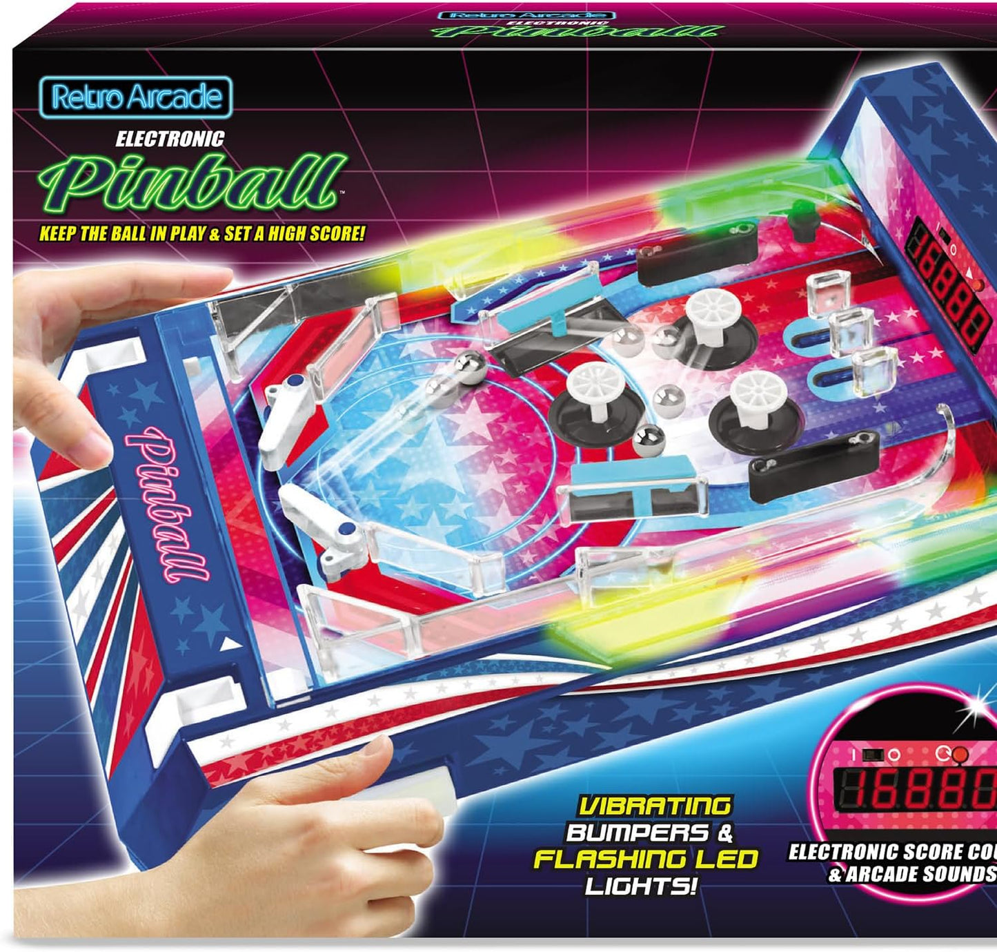 Merchant Ambassador Retro Arcade Electronic: Pinball - Juego de mes...