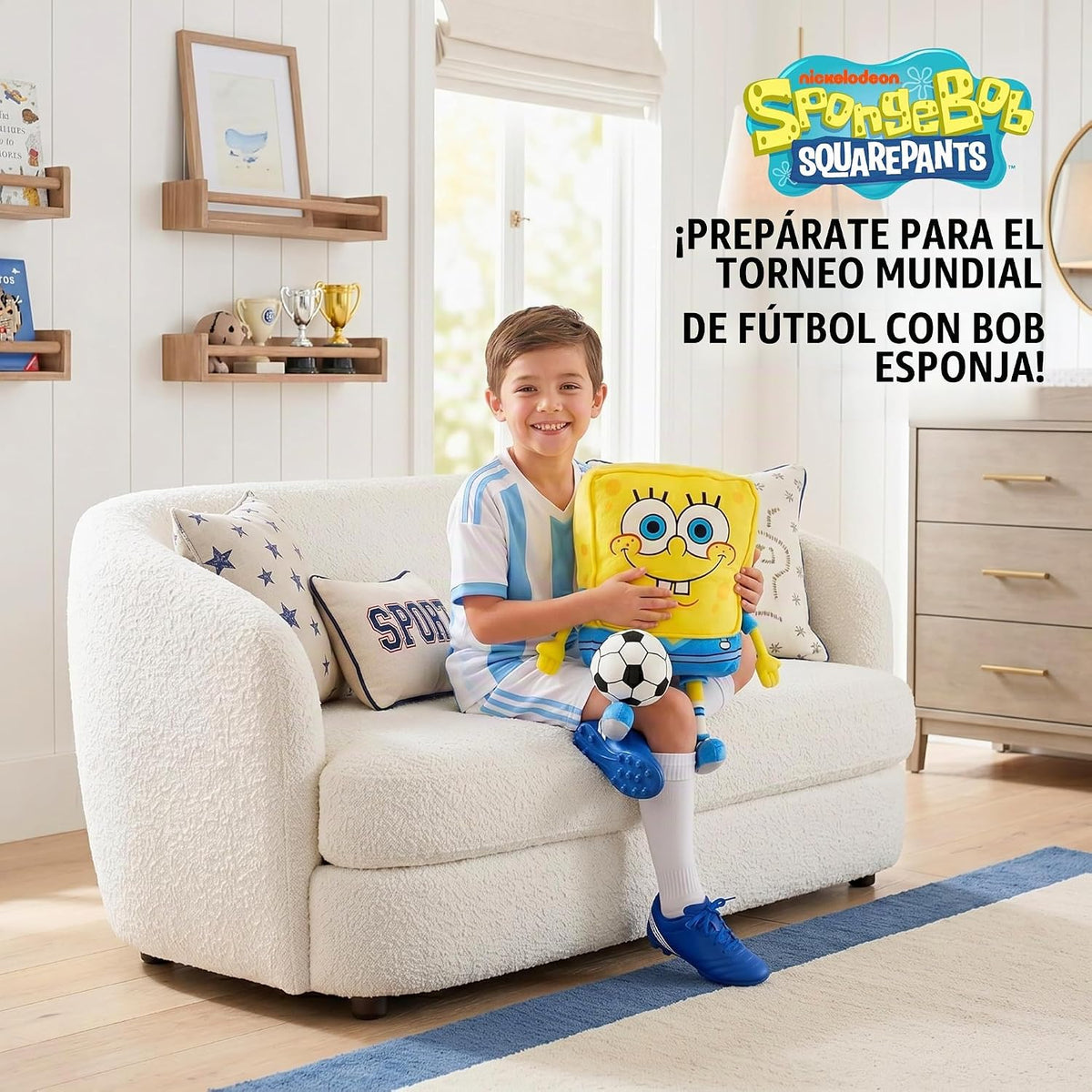 Franco Bob Esponja - Ropa de cama para niños, súper suave y acogedo...