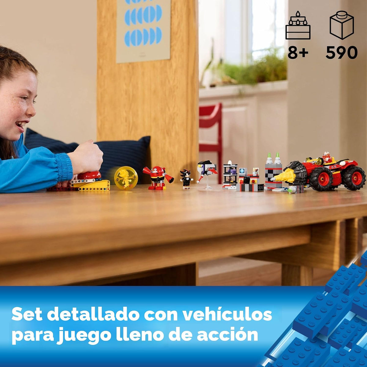 LEGO Sonic The Hedgehog: Super Sonic vs. Egg Drillster - Juguete de...
