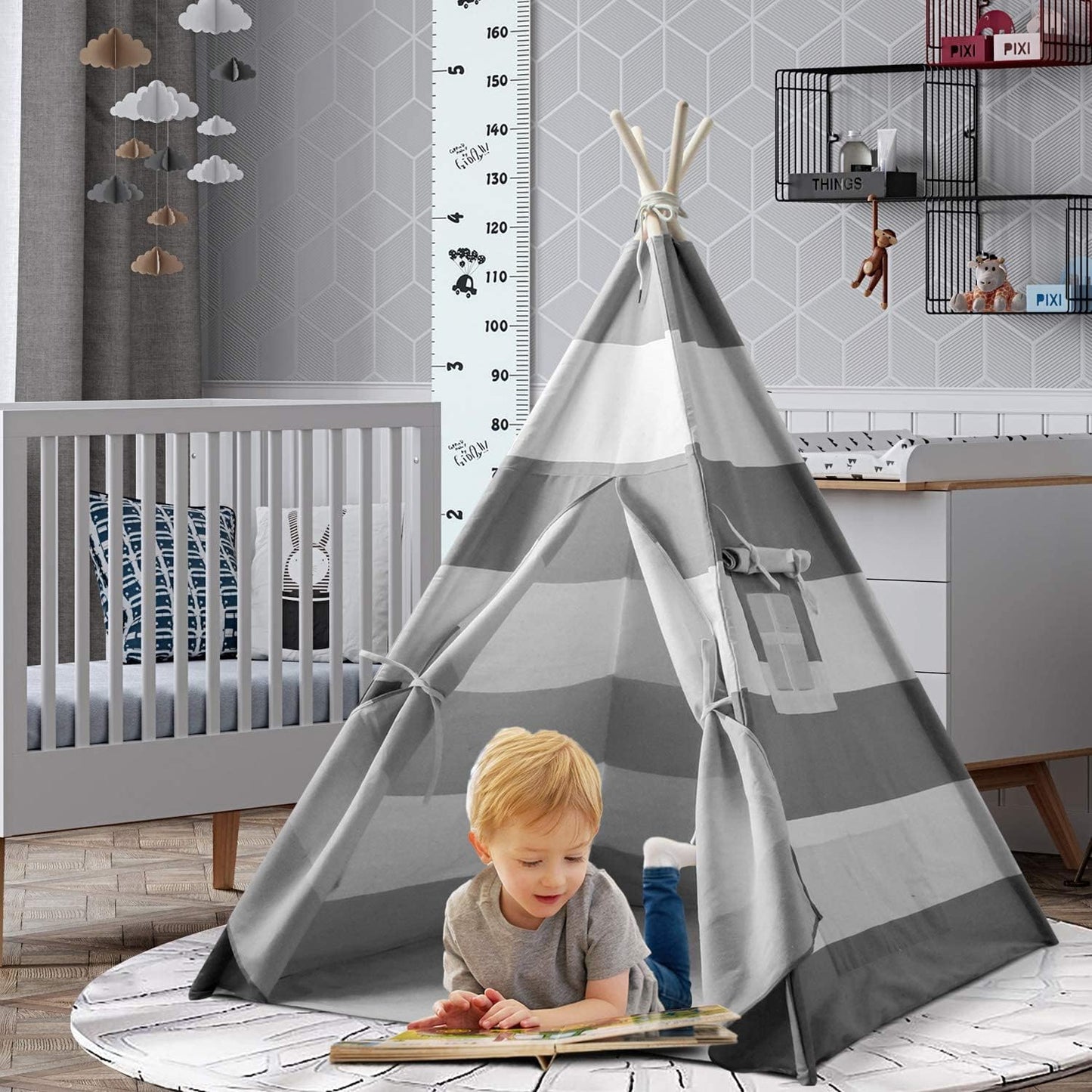 Tienda de campaña tipi para niños y niños, tienda de campaña de int...