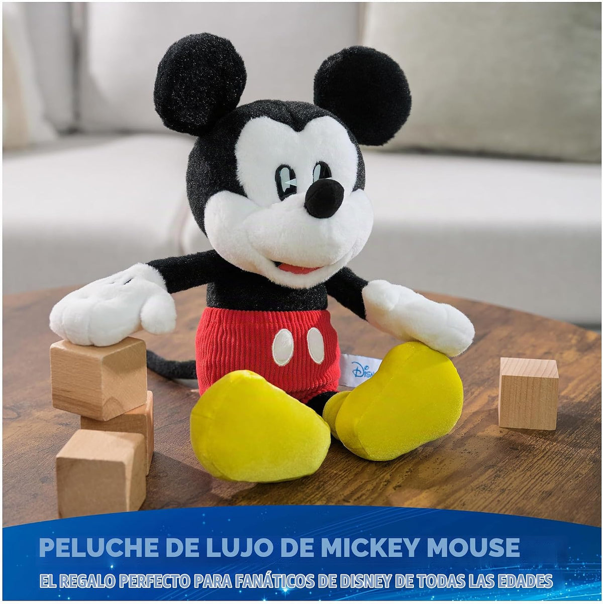 GUND Disney - Peluche clásico oficial de Mickey Mouse de Mickey y s...