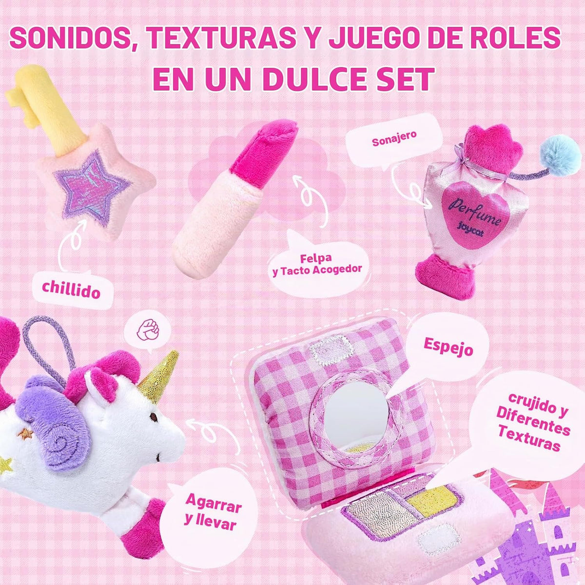 JoyCat Juguetes para Niñas Pequeñas de 1-3 Años, Mi Primer Bolso Ni...