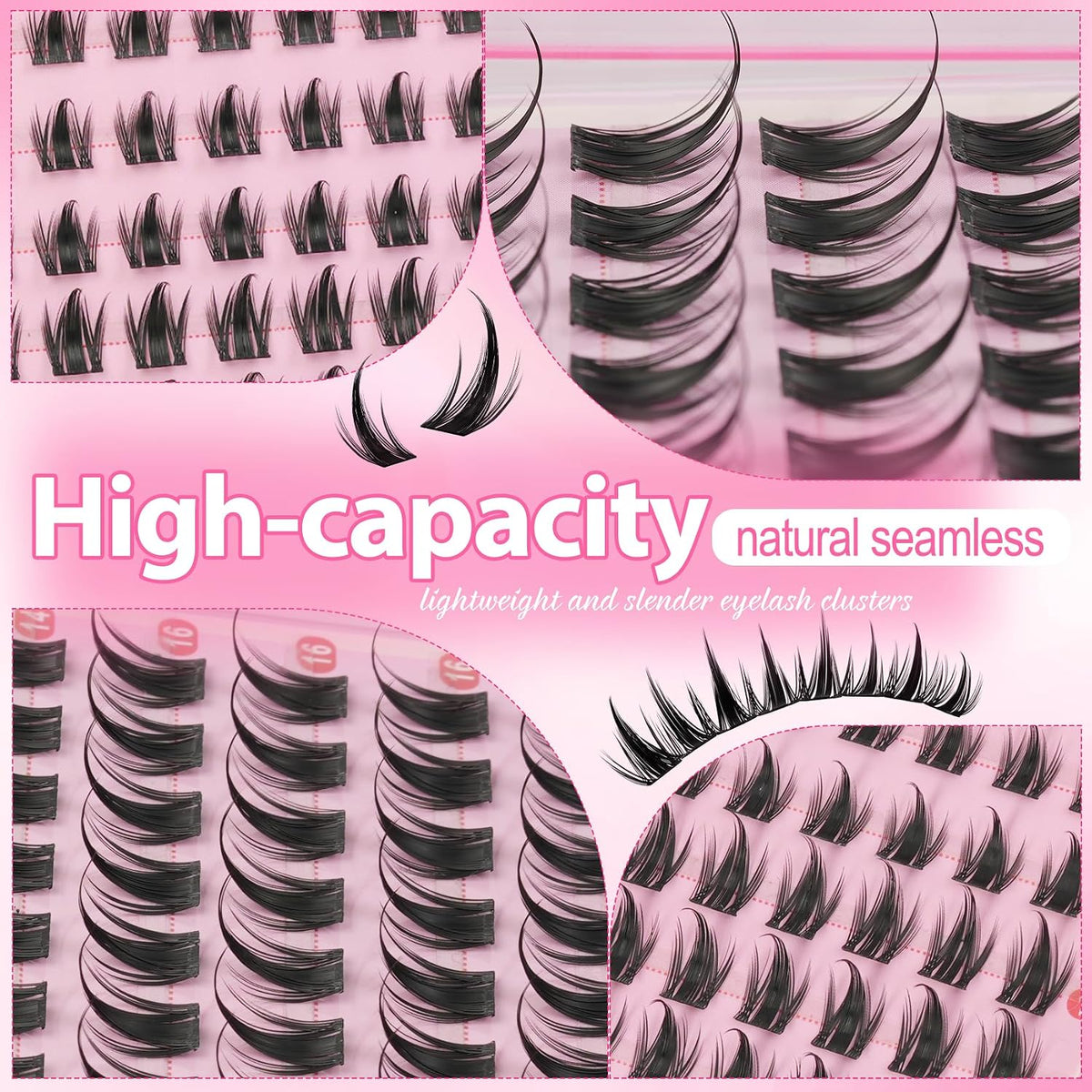 Manga Lash Racimos Wispy 0.394-0.630 in Spiky Lash Racimos CC Rizad...