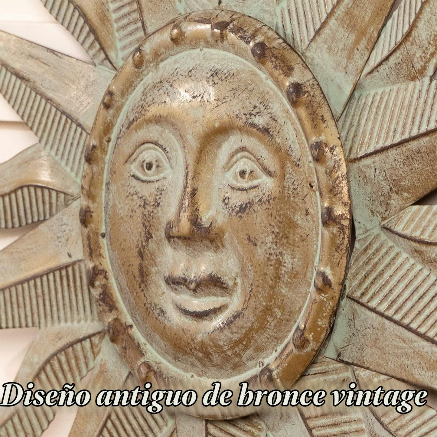 TICKCACY Escultura de metal para decoración de pared, decoración de...