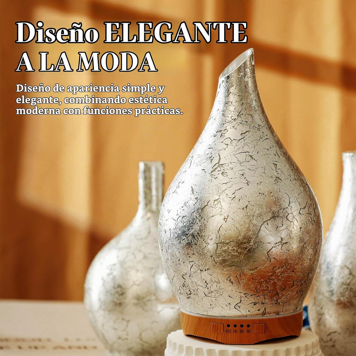 Porseme Difusor de Aceite Esencial de 280ml, Difusor de Aromaterapi...