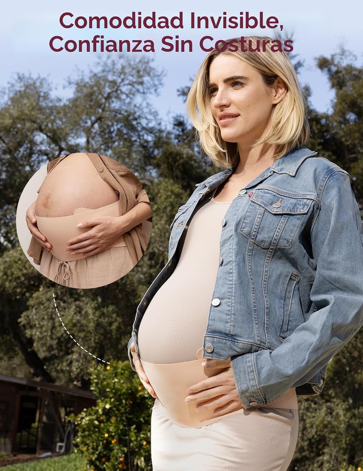 Momcozy Bandas para el vientre para mujeres embarazadas, Banda para...