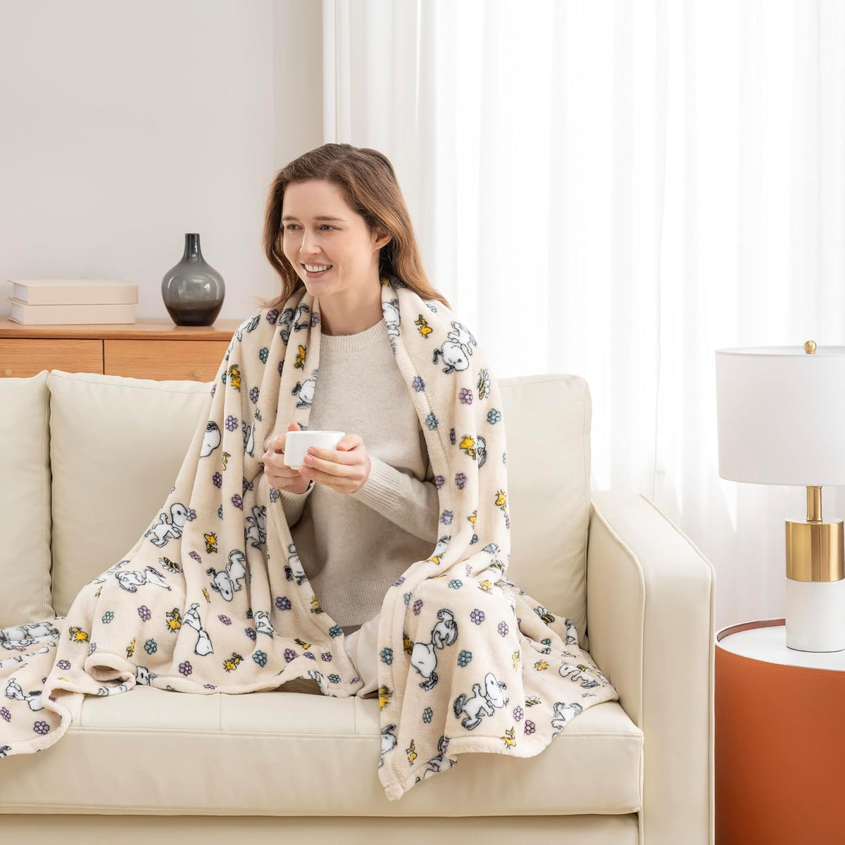 Berkshire Blanket Manta de felpa de terciopelo Peanuts® VelvetLoft®...