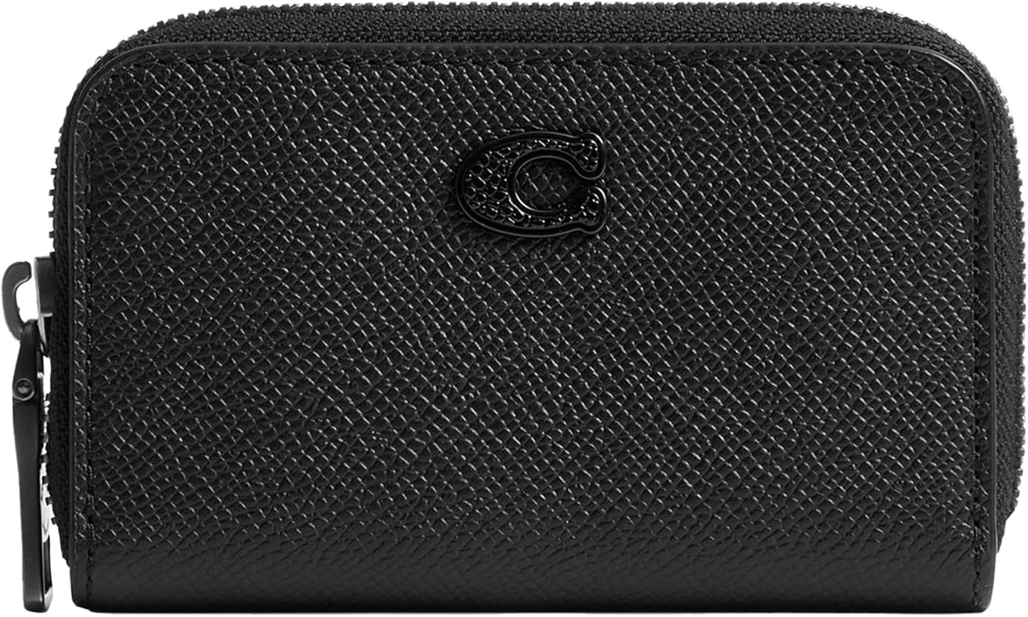 Coach Estuche de tarjetas para hombre, negro 1, talla única