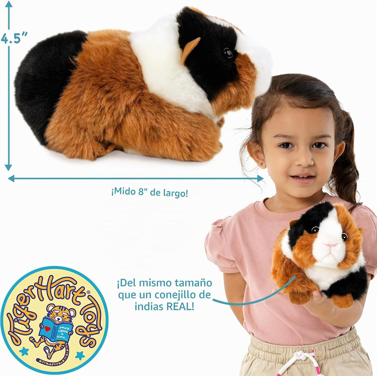 TigerHart Gianni El Cobayo - Animal de Peluche de 9 Pulgadas de Felpa