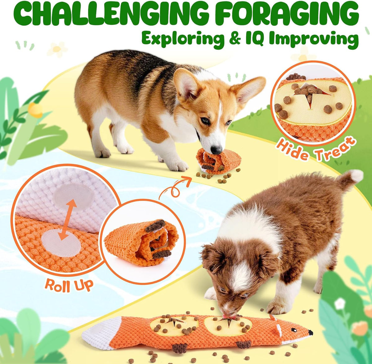 XIUGOAL Juguetes para perros para masticadores agresivos, paquete d...
