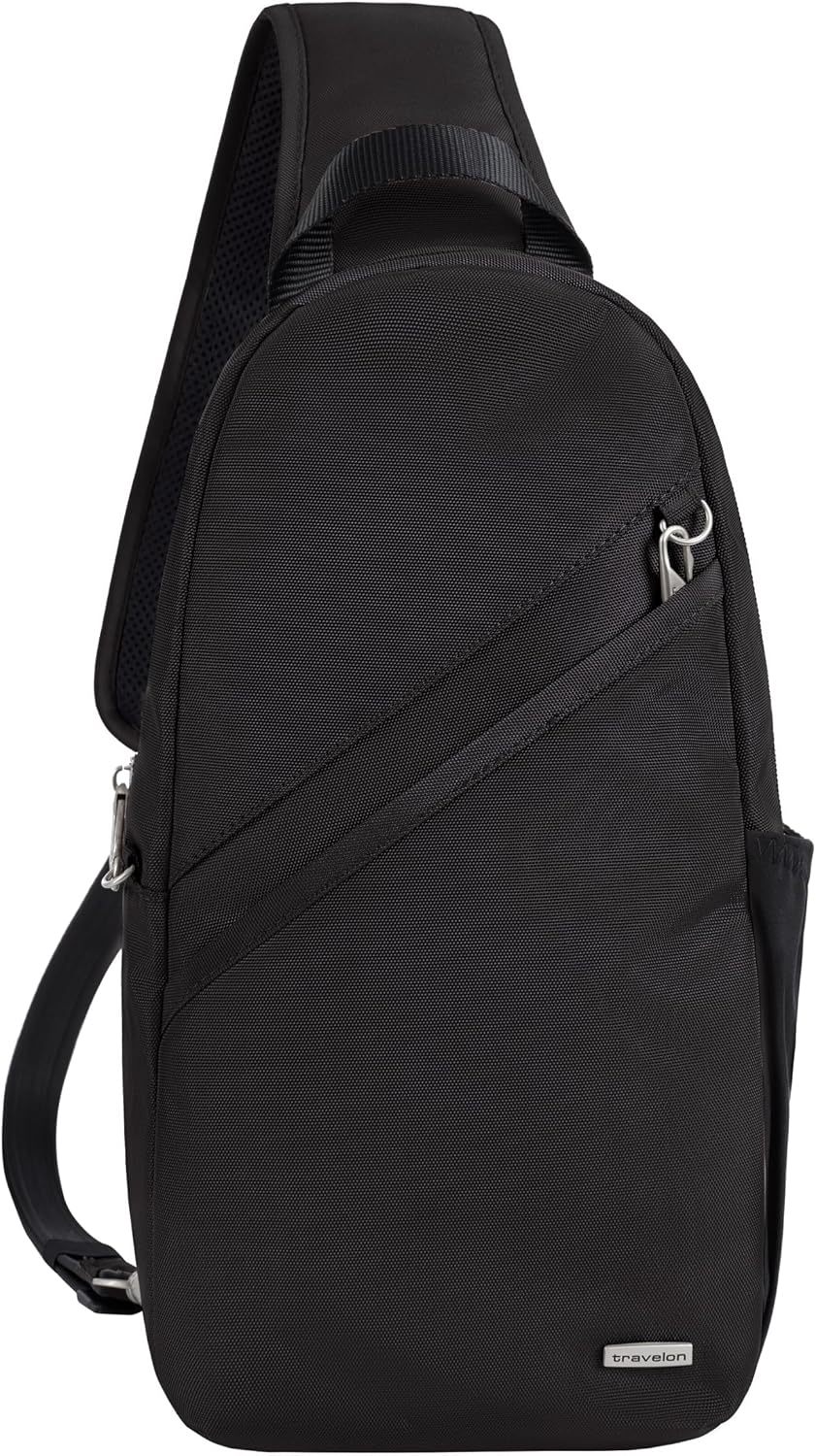 Travelon Bolso bandolera clásico antirrobo, Medianoche, Tamaño único
