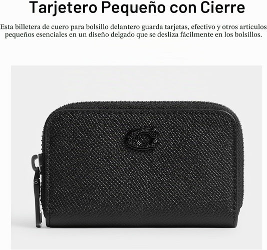 Coach Estuche de tarjetas para hombre, negro 1, talla única