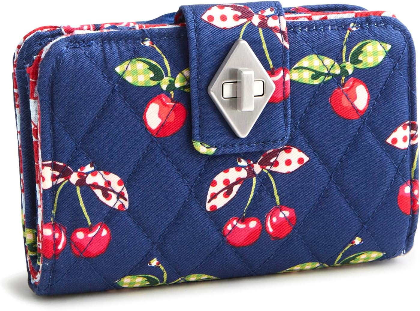 Vera Bradley Cartera pequeña con cierre giratorio, Recogida de Cere...