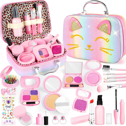 Maquillaje de simulación para niños pequeños, juego de maquillaje d...
