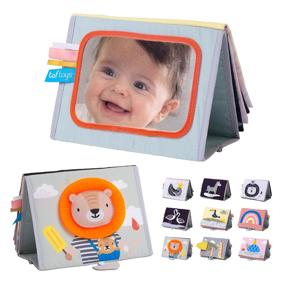 Taf Toys Savannah - Libro de actividades suave con sonido crujiente...
