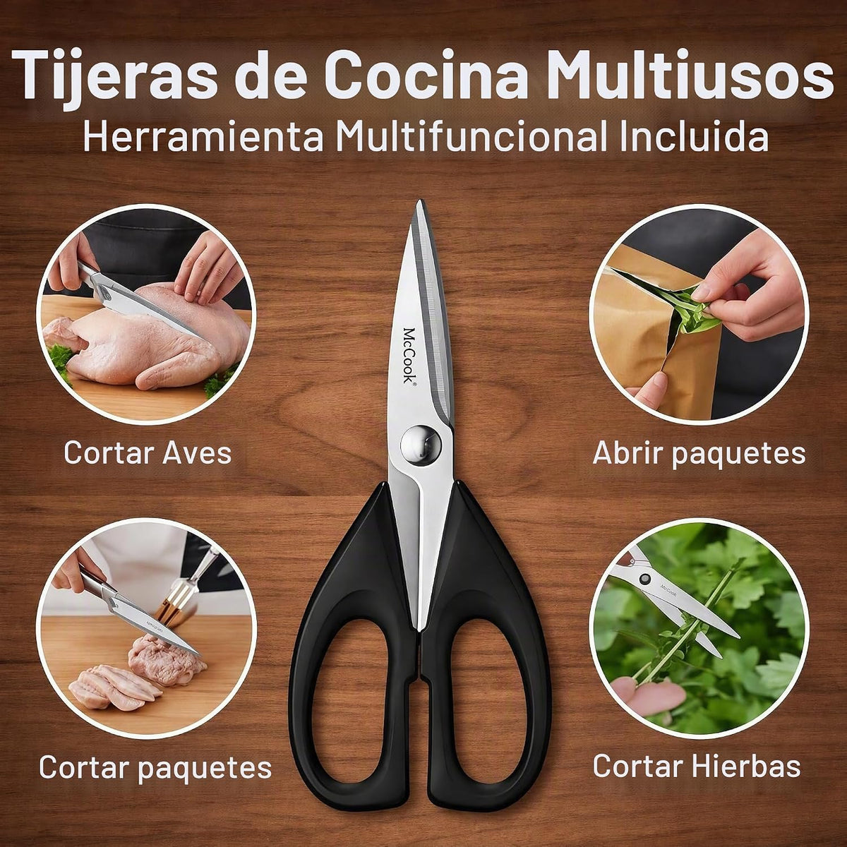 McCook® Juegos de cuchillos, juegos de bloques de cuchillos de coci...