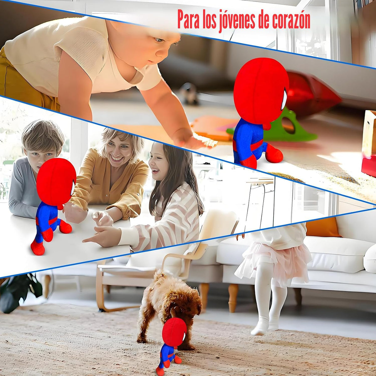 lasama Juguete de peluche de superhéroe, peluche de héroe, muñeca c...