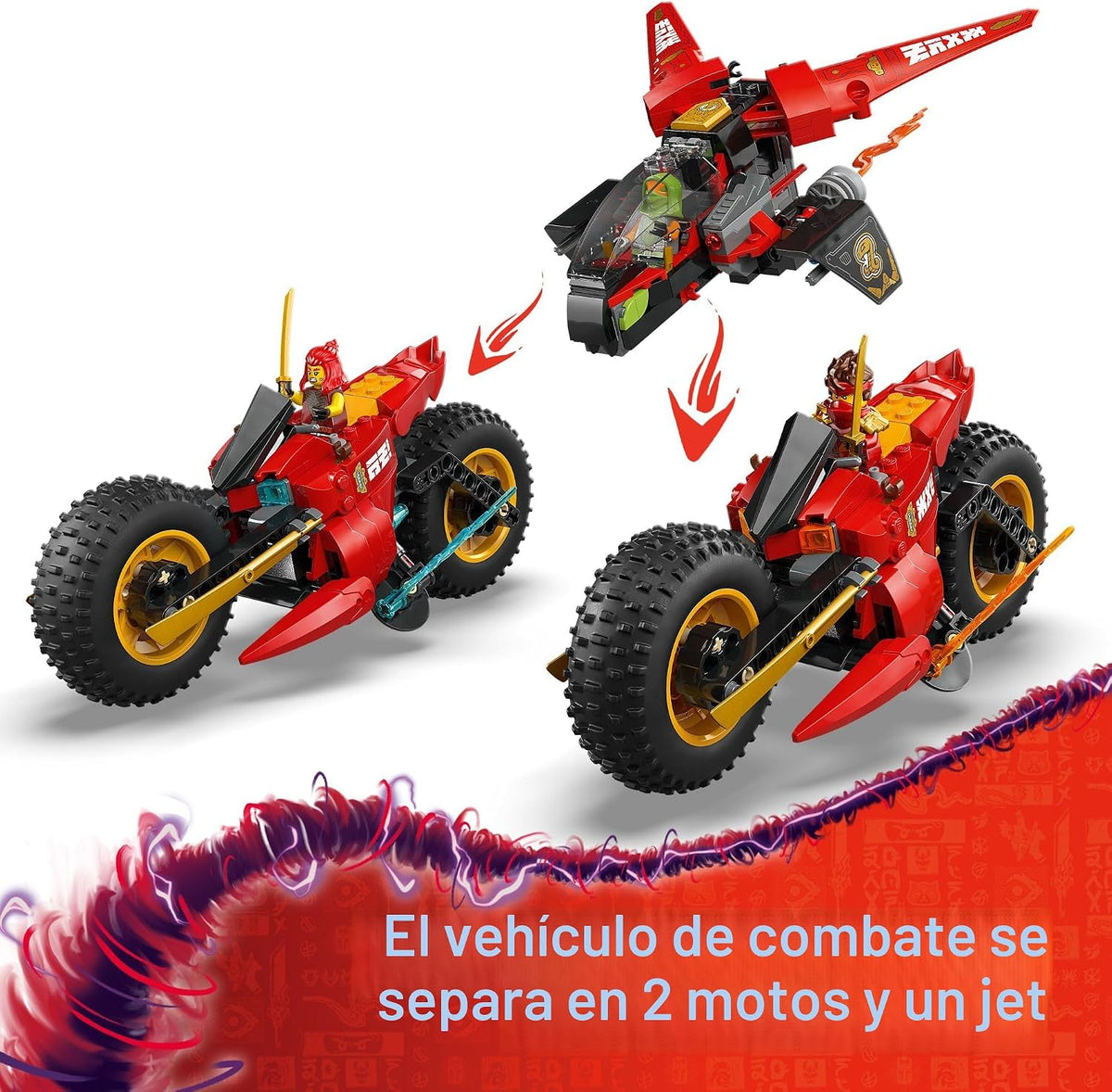 LEGO NINJAGO - Vehículo de combate ninja \u2013 Juguete de construc...