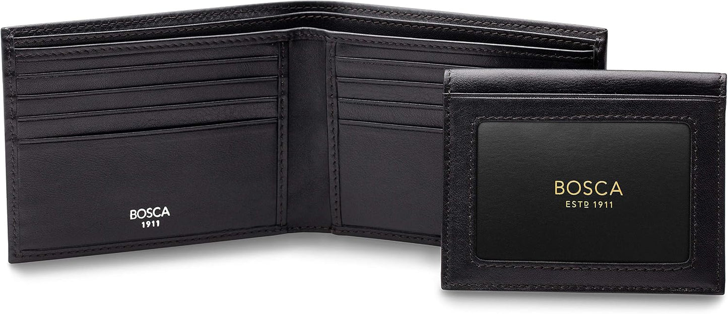 Bosca Colección Nappa Vitello - Cartera de crédito con tarjeta de i...