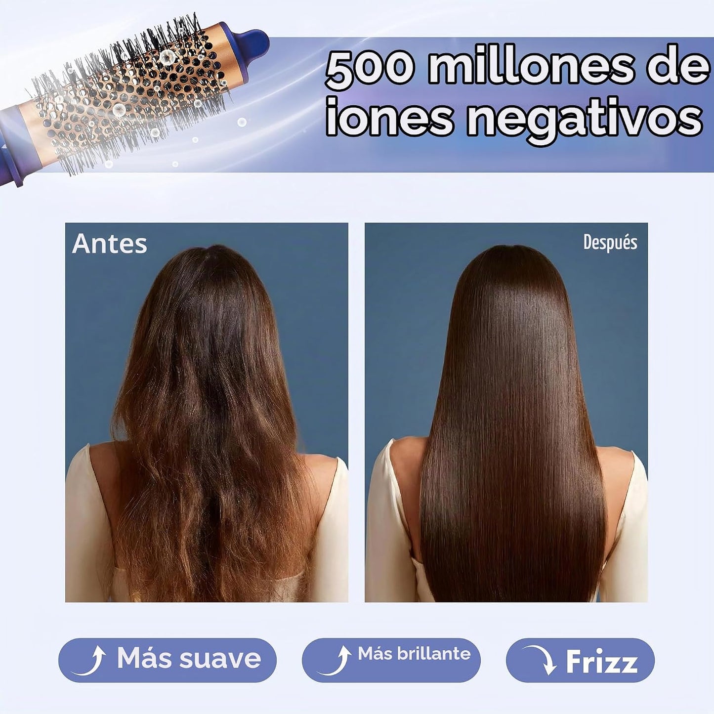 MAVIÉ Multiestilizador de aire caliente 6 en 1 con funda, secador d...