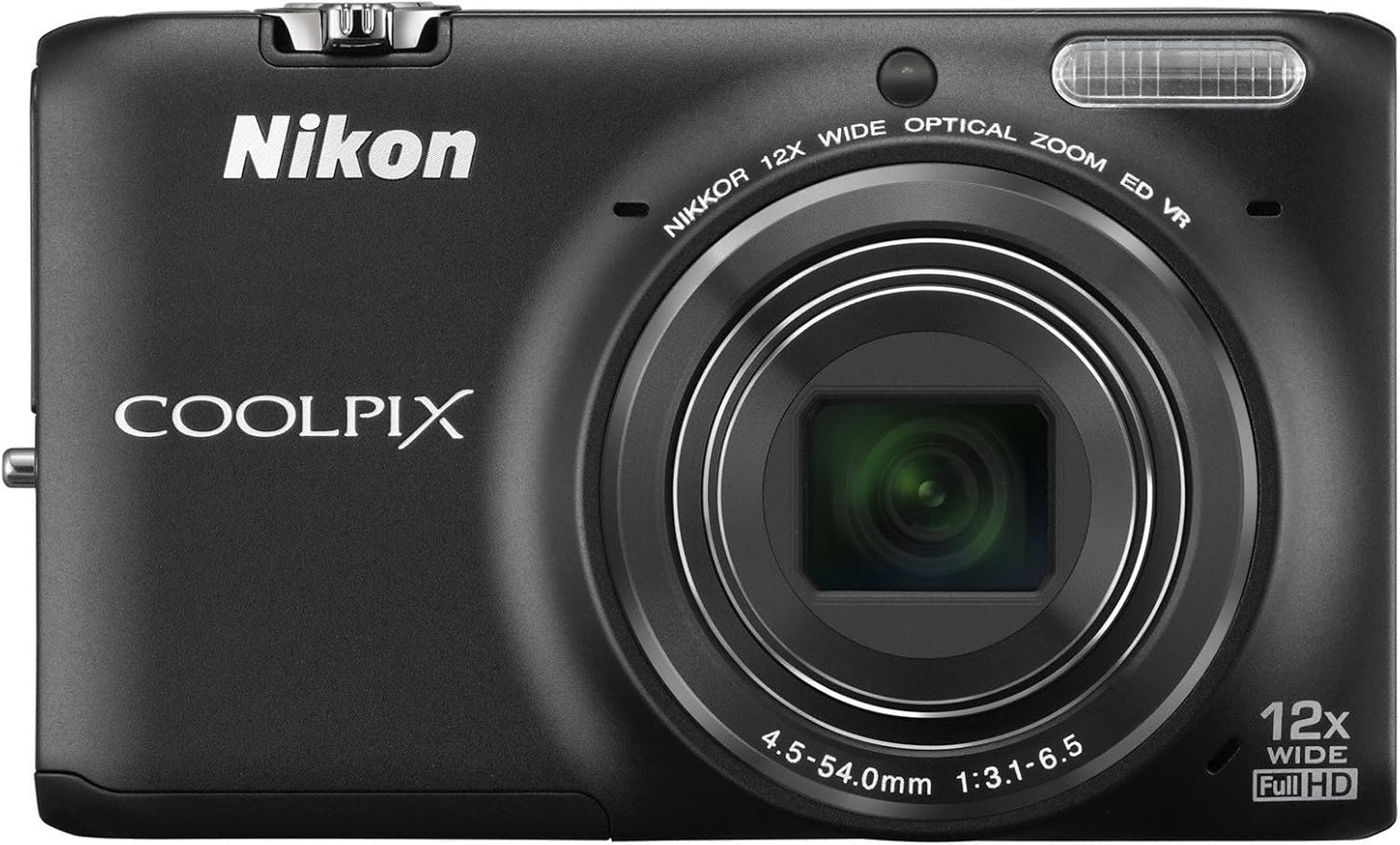 Nikon COOLPIX S6500 Cámara digital de 16 MP con zoom 12x y Wi-Fi in...