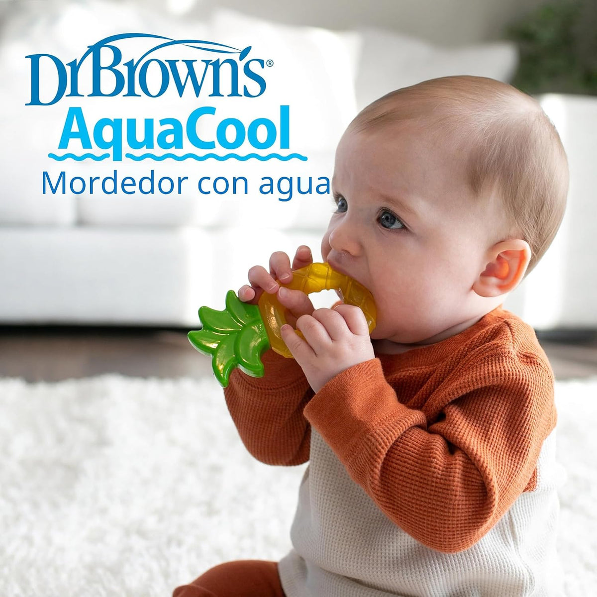 Dr. Brown's AquaCool - Mordedor para bebé con agua, juguete ref...
