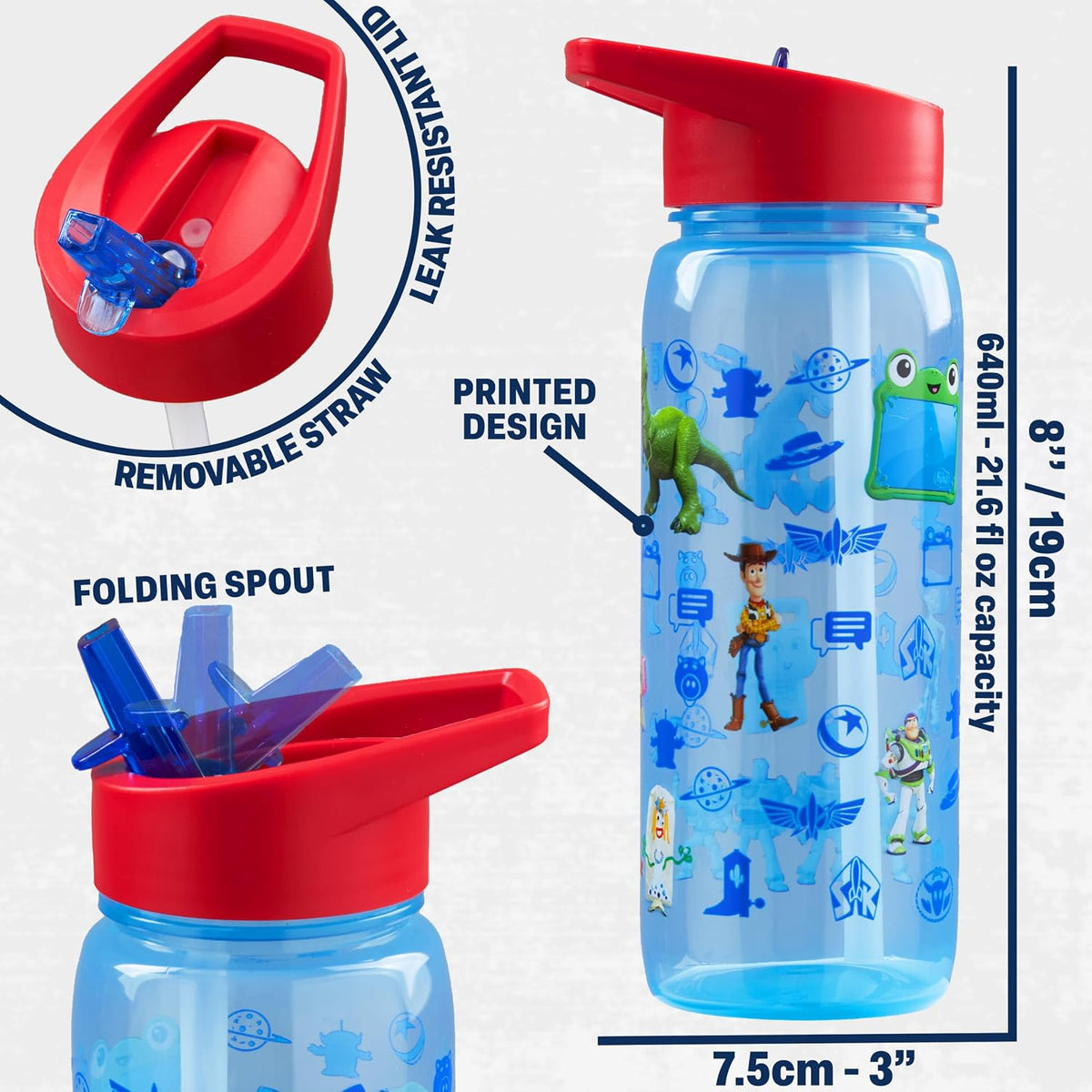 Get Trend Disney Pixar Toy Story Juego de bolsa de almuerzo, caja b...