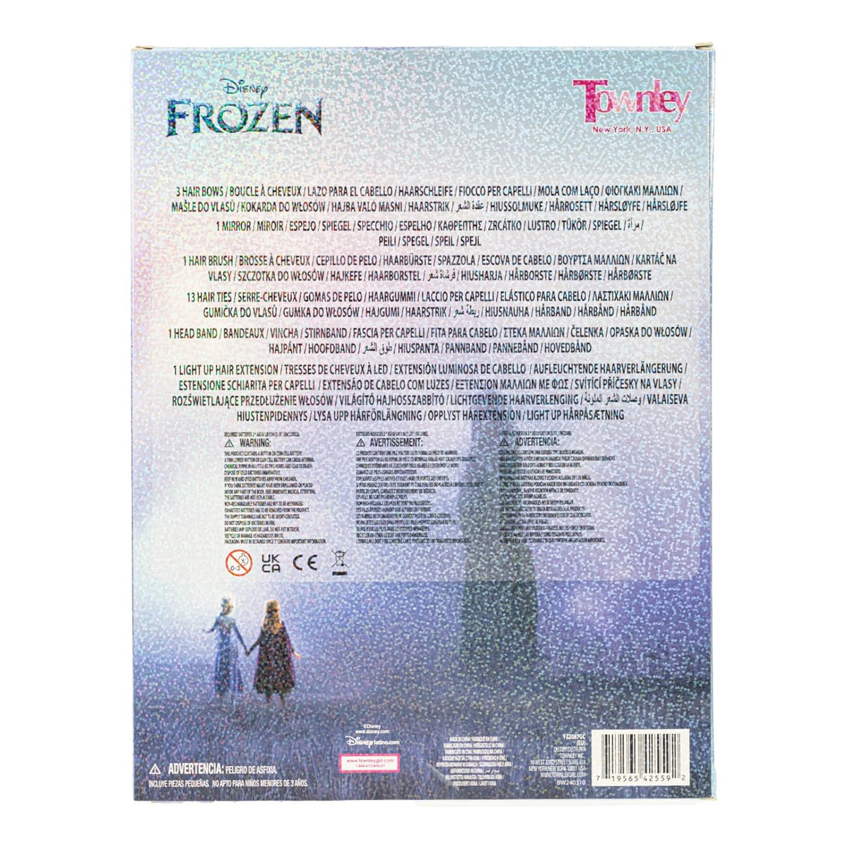 El juego de accesorios para el cabello de Disney Frozen 2 incluye c...