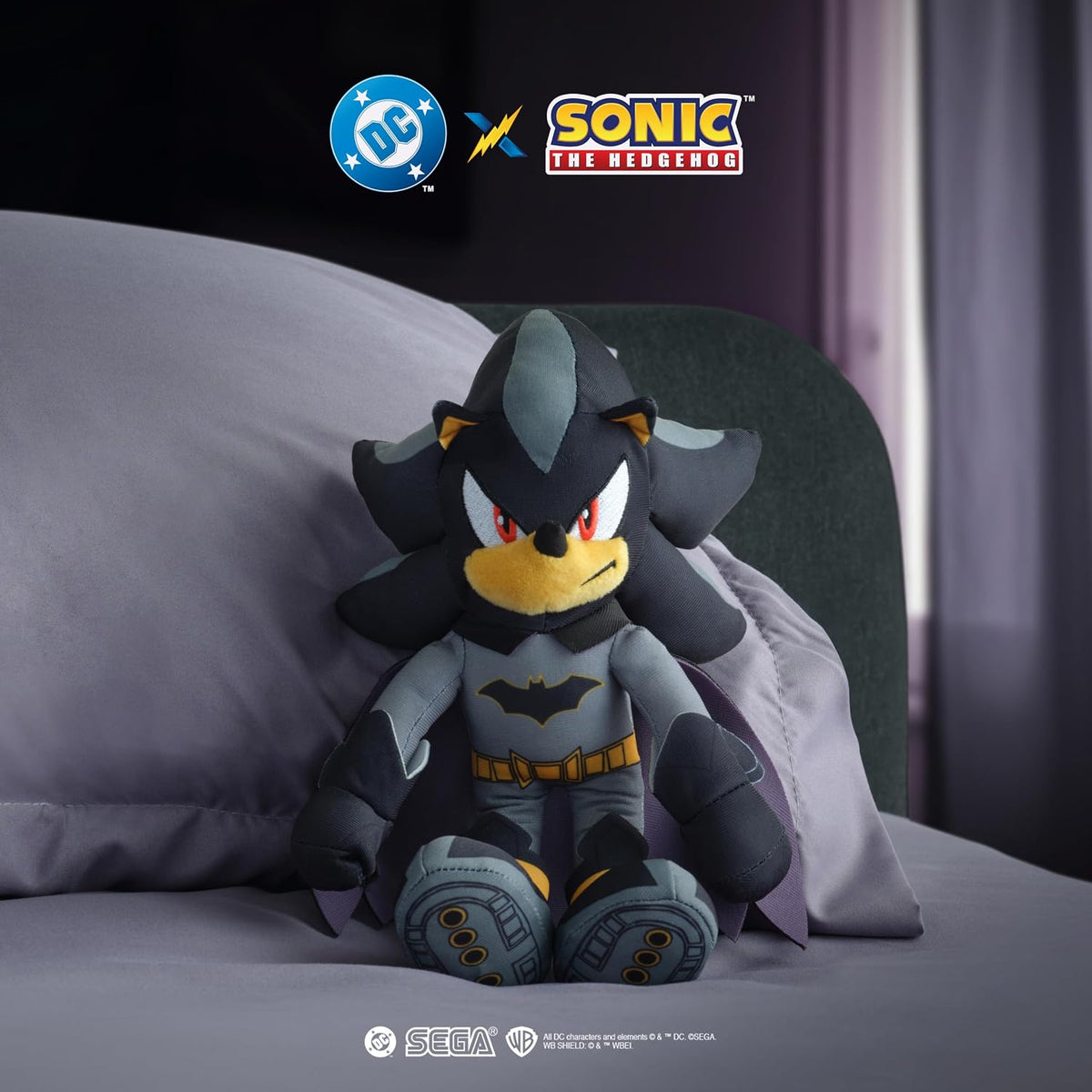 Sonic The Hedgehog DC Comics Shadow como Batman y Knuckles como Sup...